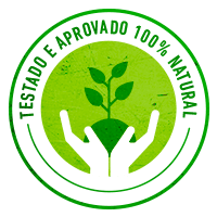 Testado e aprovado 100% natural